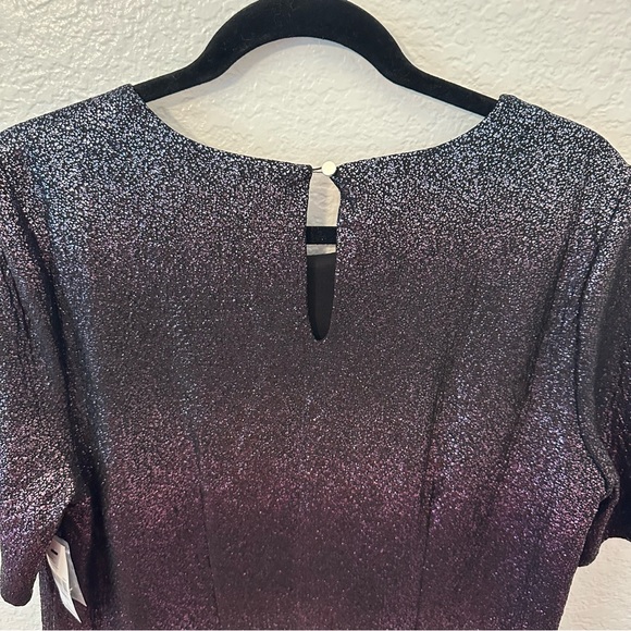 NWT Lane Bryant Perfect Sleeve Ombre Tee Holiday Dress - size 14/16 - Picture 7 of 10